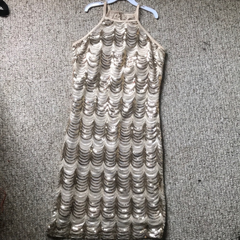 Champagne colored dress